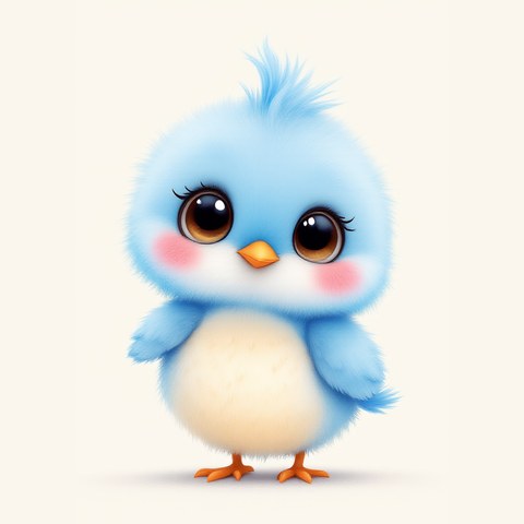 Bo the blue bluebird