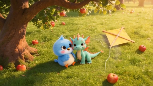 Bo and the Kite in the Apple Tree — welcoming someone new story for kids