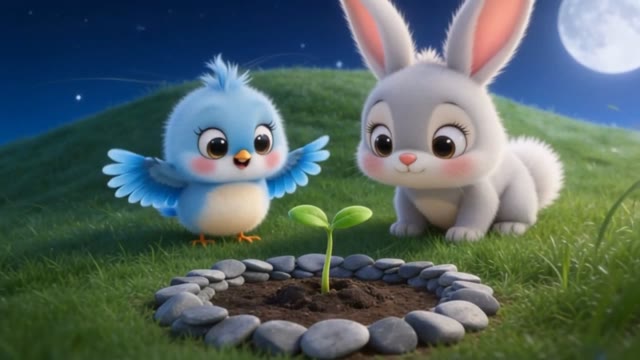 Bo's Little Plant and the Night Wind - caring for a plant bedtime story