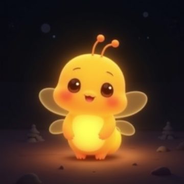 Glimmer the golden firefly from Glimmer Valley